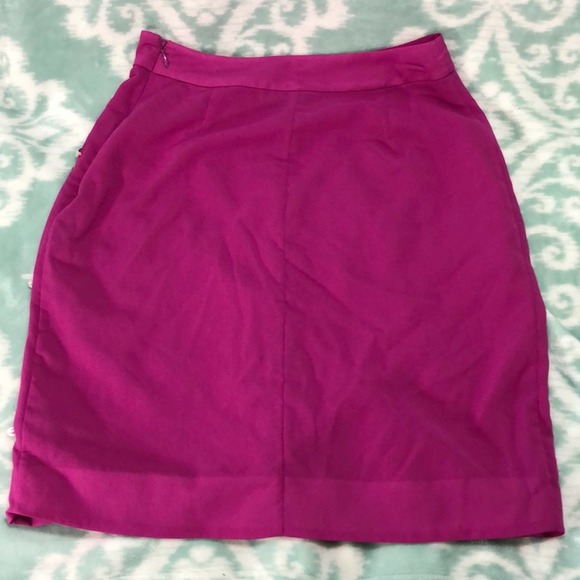 Anthropology Fei Pink Button Tulip Skirt Size 0 - Picture 8 of 8